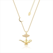 Buy Disney Aladdin Genie Lamp in the Night Necklace - Gold