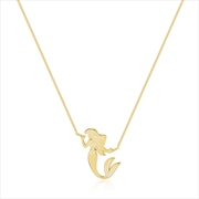 Buy Disney Princess Little Mermaid Ariel Necklace - Gold