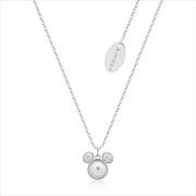 Buy Precious Metal Mickey Mouse Pearl Necklace - Silver