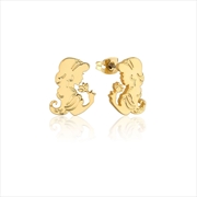 Buy Disney Aladdin Princess Jasmine Stud Earrings - Gold