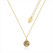 Buy Disney Hercules Symbol Necklace - Gold