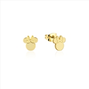 Buy Minnie Mouse Stud Earrings - Gold