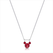Buy Disney Mickey Mouse ECC Mickey July Birthstone Necklace