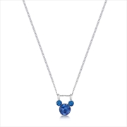 Buy Disney Mickey Mouse ECC Mickey September Birthstone Necklace
