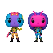 Buy Guardians Of The Galaxy 3 - Nebula & Mantis US Exclusive Blacklight Pop! 2-Pack [RS]