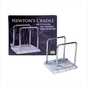 Buy Newton's Cradle with White Marble-look Base