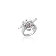 Buy Disney Aladdin Golden Scarab Beetle Ring - Silver Size 6