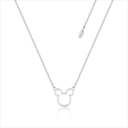 Buy Disney ECC Mickey Mouse Outline Necklace - Silver