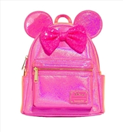 Buy Loungefly Disney - Minnie Mouse Pink Glitter US Exclusive Mini Backpack [RS]