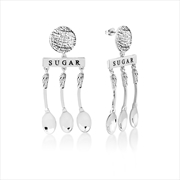 Buy Mary Poppins Spoonful Of Sugar Earrings - Silver