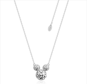 Buy Mickey Mouse Diamond Cut Necklace - Silver