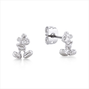 Buy Junior Silver Mickey Mouse Earrings