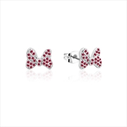 Buy Red Crystal Bow Studs