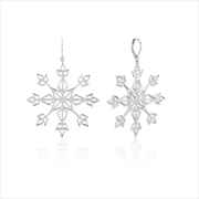 Buy Frozen II Snowflake Statement Drop Earrings