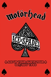 Buy Motorhead Ace of Spades Ace Up Your Sleeve Tour 1980 Poster