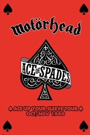 Buy Motorhead Ace of Spades Ace Up Your Sleeve Tour 1980 Poster