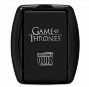 Buy Game Of Thrones Quiz Top Trumps