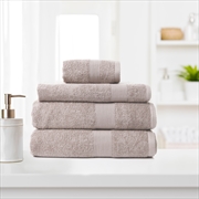 Buy Royal Comfort 4 Piece Cotton Bamboo Towel Set 450GSM Luxurious Absorbent Plush