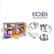 Buy Kitchen Cook 9pc Stainless Steel Set