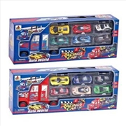Buy Truck Carry Case With 6 Diecast Cars (SENT AT RANDOM)