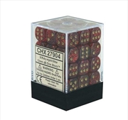 Buy Chessex: CHX 27904 Glitter 12mm d6 Ruby/Gold Block (36)