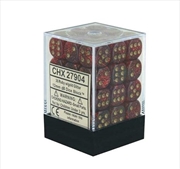 Buy Chessex 12mm D6 Dice Block Glitter Ruby/Gold