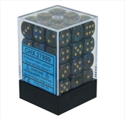 Buy Chessex: CHX 27899 Lustrous 12mm d6 Shadow/Gold Block (36)