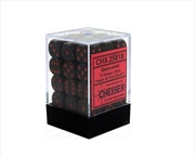 Buy Chessex: CHX 25818 Opaque 12mm d6 Black/red Block (36)