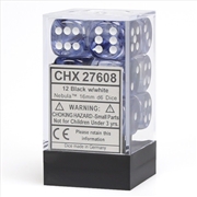 Buy Chessex 16mm D6 Dice Block Nebula Black/White