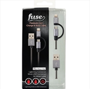 Buy 2in1 Sync Cable Lightning/Micro USB
