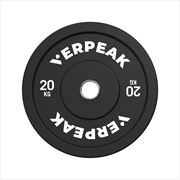 Buy VERPEAK Black Bumper weight plates-Olympic (20kgx1) VP-WP-103-FP / VP-WP-103-LX