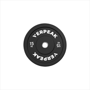 Buy VERPEAK Black Bumper weight plates-Olympic (15kgx1) VP-WP-102-FP / VP-WP-102-LX