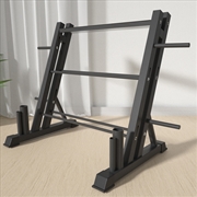 Buy 3-Tier Weights and Barbell Storage Rack Barbell Dumbbell Kettlebell Weight Plate
