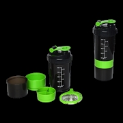 Buy 2x Protein Gym Shaker Premium 3 in 1 Smart Style Blender Mixer Cup Bottle Spider