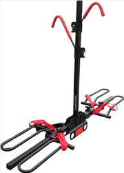 Buy 2 Bicycle Bike Rack Rear Car Carrier 2 Hitch Mount Platform Foldable