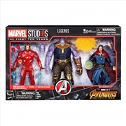Buy Marvel Legends Series: Marvel Studios The First Ten Years - Iron Man Mark I / Thanos / Doctor Strang