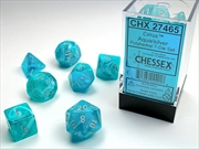 Buy Chessex Polyhedral 7-Die Set Cirrus Aqua/Silver