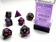 Buy Chessex Polyhedral 7-Die Set Gemini Black-Purple/Gold