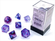 Buy Chessex Polyhedral 7-Die Set Nebula Nocturnal/Blue (Luminary Effect)