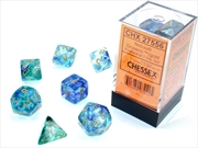 Buy Chessex Polyhedral 7-Die Set Nebula Oceanic/Gold (Luminary Effect)