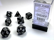 Buy Chessex Polyhedral 7-Die Set Opaque Black/White