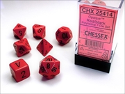 Buy Chessex Polyhedral 7-Die Set Opaque Red/Black