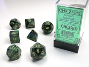 Buy Chessex Polyhedral 7-Die Set Scarab Jade/Gold