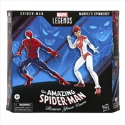 Buy Marvel Legends Series: The Amzing Spider-Man - Spider-Man and Marvel's Spinneret Action Figure 2-Pac