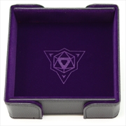 Buy Die Hard Dice Folding Square Tray - Purple Velvet