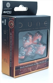 Buy Dune RPG Dice Set - Harkonnen