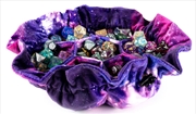 Buy MDG Velvet Compartment Dice Bag with Pockets: Nebula