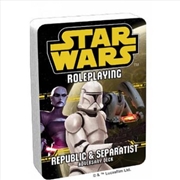 Buy Star Wars RPG Republic and Separatist Adversary Deck