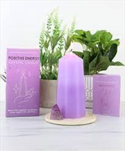 Buy Positive Energy Crystal Candle