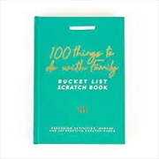 Buy 100 Things To Do With Family Bucket List Scratch Book